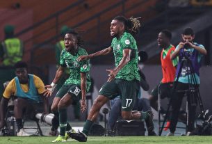 Super Eagles winger Ademola Lookman during a football match amid reports linking him with Galatasaray