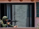 Israeli military personnel operating near the Lebanon border following renewed clashes with Hezbollah.