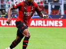 Samuel Chukwueze during an AC Milan match after Ruben Amorim confirmed the winger will remain at the club